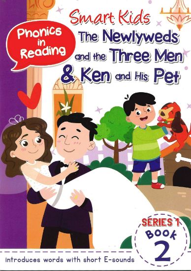 Picture of Smart Kids Phonics in Reading Book 2 The Newlyweds the Three Men Ken His  Pet