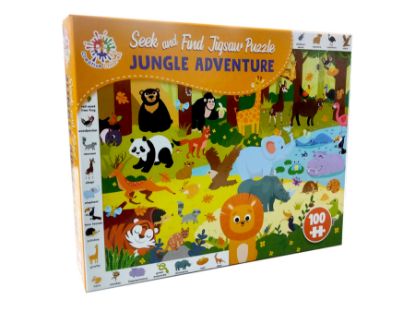 Picture of Creative Children Seek and Find Jigsaw Puzzle Adventure - Jungle