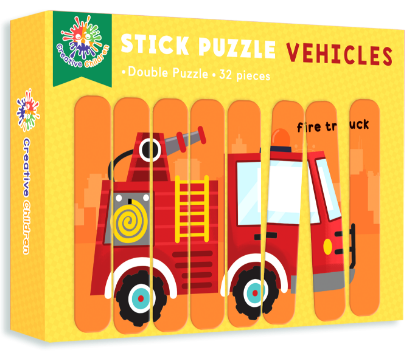 Picture of Creative Children Stick Puzzle - Vehicles