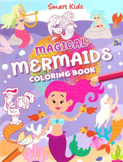 Picture of Smart Kids Coloring Book - Magical Mermaids