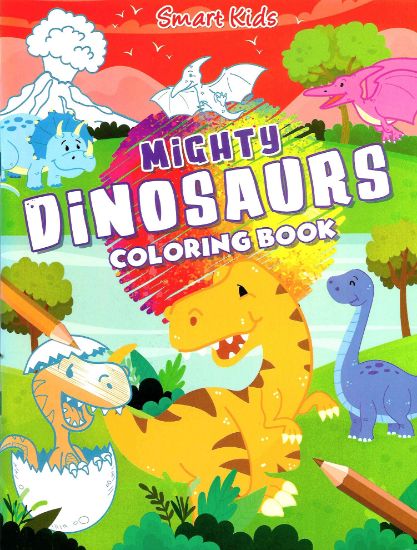 Picture of Smart Kids Coloring Book - Mighty Dinosaurs