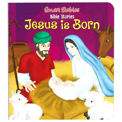 Picture of Smart Babies Bible Board Book - Jesus is Born