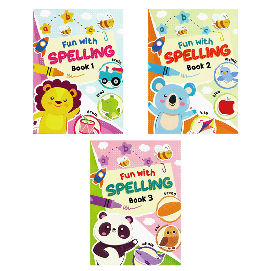 Picture of Fun With Spelling Set Of 3 (Book 1, 2, & 3)