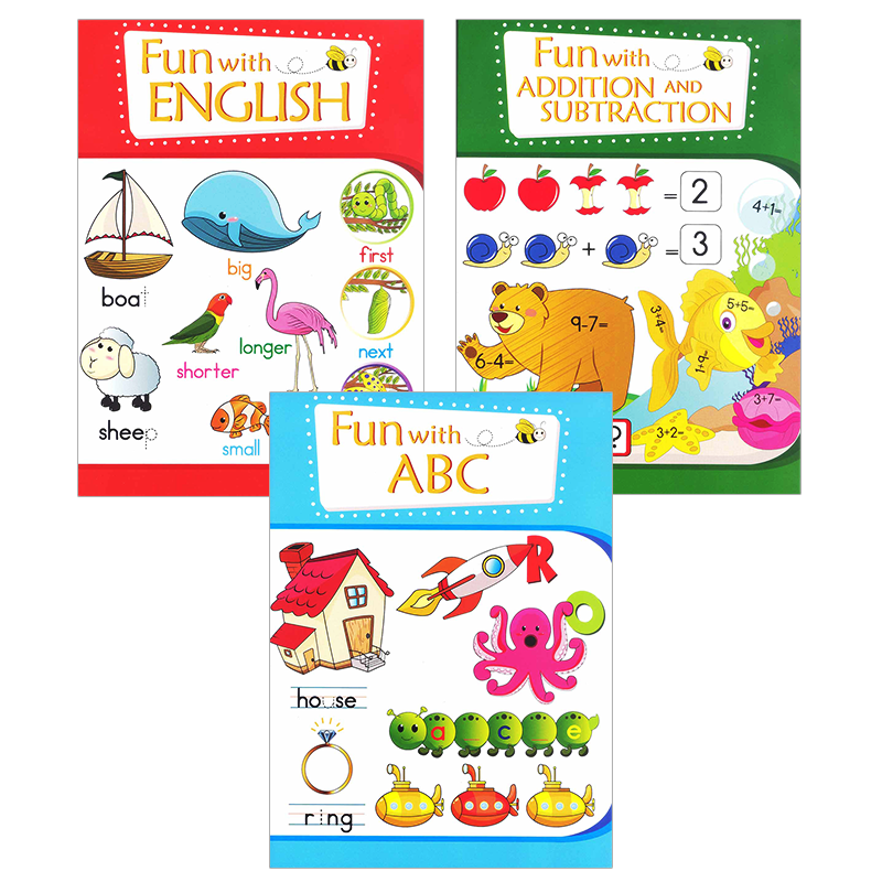 Elevate Virtuosity. Fun With Early Learning Set Of 3 (Abc, English ...