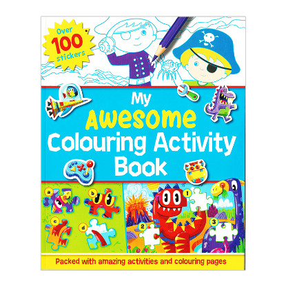 Picture of My Coloring Activity Book-Awesome