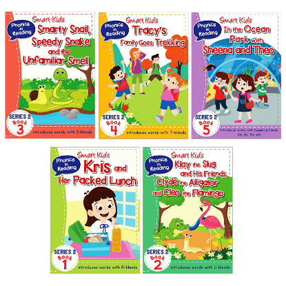Picture of SMART KIDS PHONICS IN READING SERIES 2-BOOK 1 TO 5	