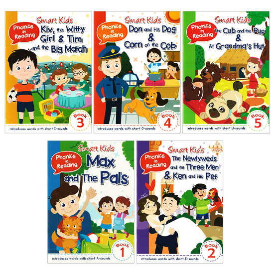 Picture of SMART KIDS PHONICS IN READING SERIES 1-BOOK 1 TO 5